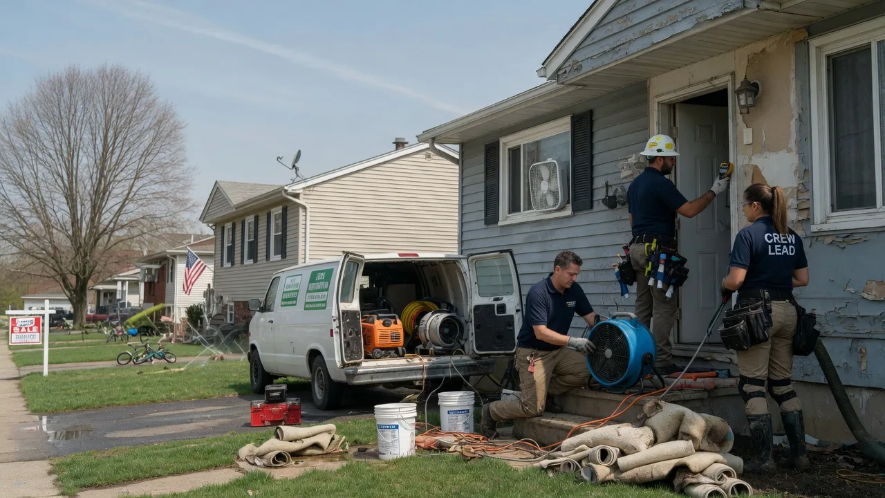 Flood Cleanup in Bleiblerville, TX near me