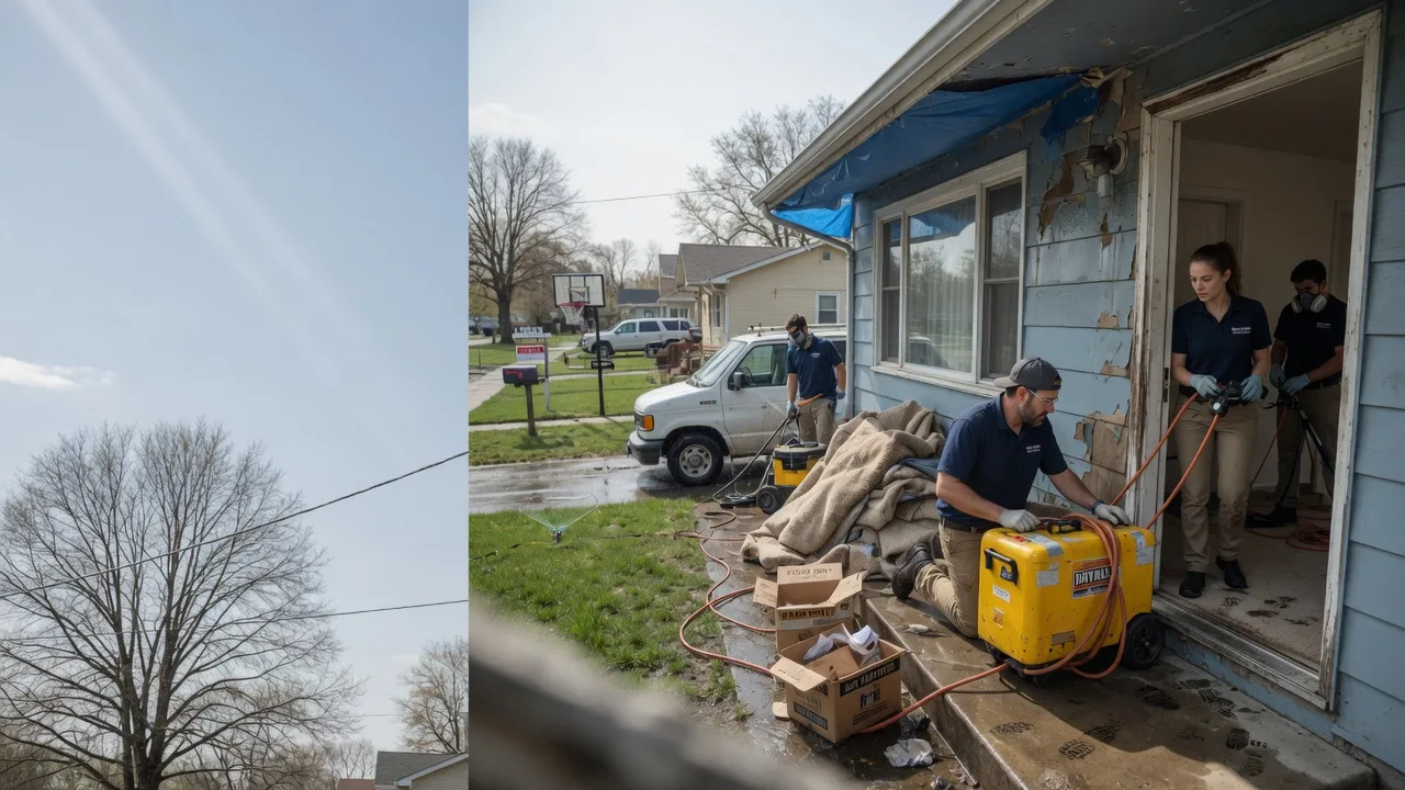 Basement Flood Cleanup in Bleiblerville, TX near me